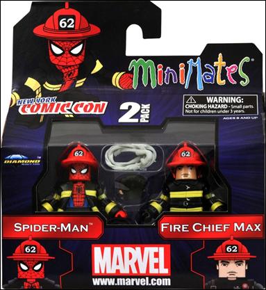 Marvel Minimates (Exclusives) figure 82 Spider-Man and Fire Chief Max (2011 NYCC)