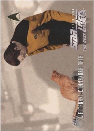 Star Trek: The Next Generation - The Episode Collection Season Seven (Base Set) card 734 Lieutenant Commander Data