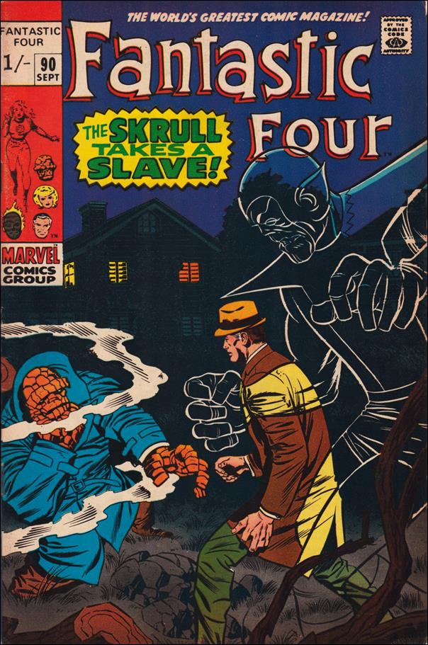 Fantastic Four (1961) issue 90-B UK Price Cover