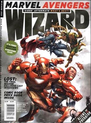Wizard: The Magazine of Comics, Entertainment and Pop Culture issue 222-B Mike Choi Siege Cover