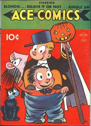 Ace Comics issue 20 Katzenjammer Kids - Halloween cover