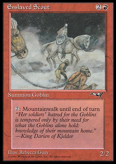Magic the Gathering: Alliances (Base Set) card 71 Enslaved Scout