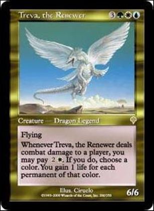 Magic the Gathering: Invasion (Base Set) card 280 Treva, the Renewer