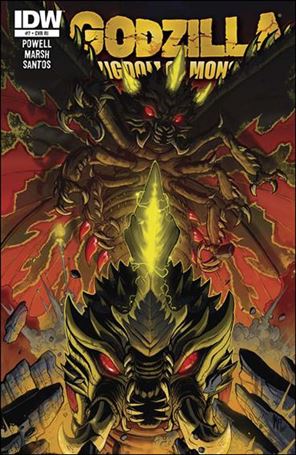 Godzilla: Kingdom of Monsters issue 7-B Matt Frank 1:10 Cover
