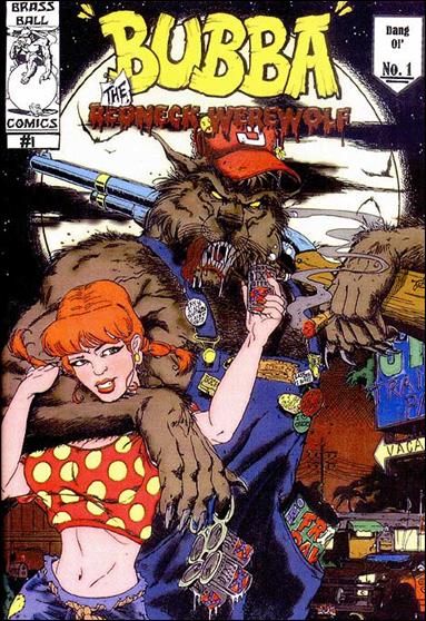 Bubba the Redneck Werewolf (2012) issue 1-B "With Girl"  Cover