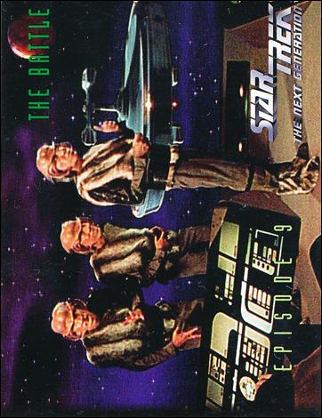 Star Trek: The Next Generation - The Episode Collection Season One (Base Set) card 34 The Battle, Episode 9A