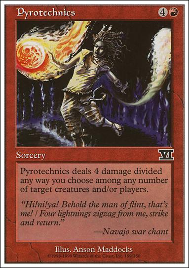 Magic the Gathering: 6th Edition (Base Set) card 199 Pyrotechnics