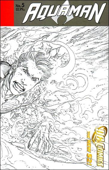 Aquaman (2011) issue 5-B Wraparound 1:25 Sketch Cover
