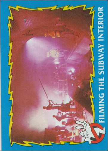 Ghostbusters II (Base Set) card 84 Filming the Subway Interior