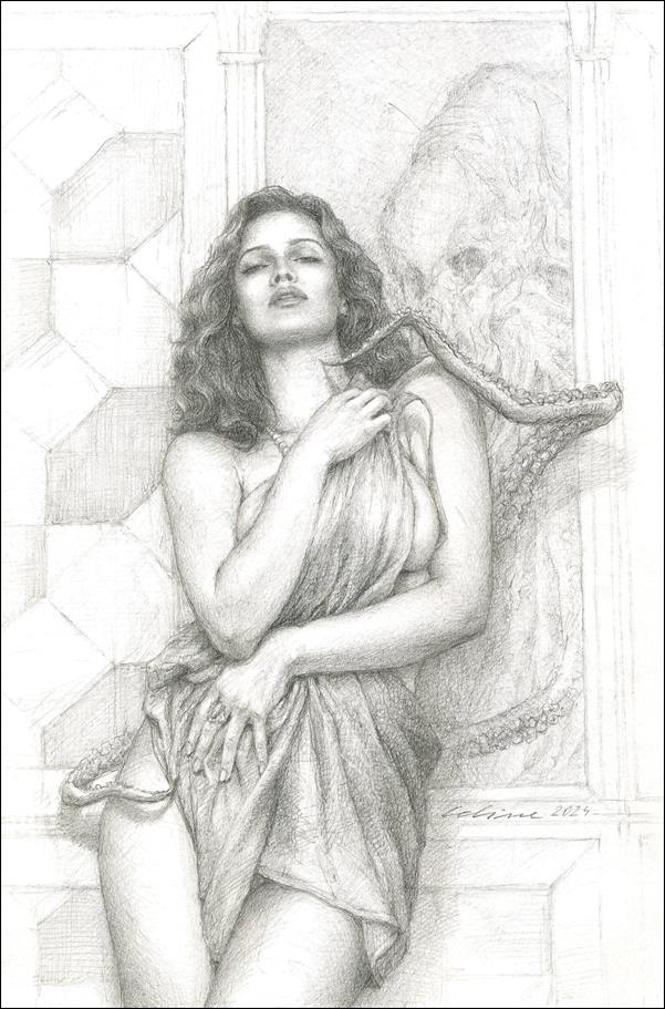 Minky Woodcock: The Girl Called Cthulhu issue 1-F Celina FOC Virgin Sketch Cover