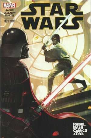 Star Wars (2015) issue 1-YM Stephanie Hans Rebel Base Comics & Toys Cover