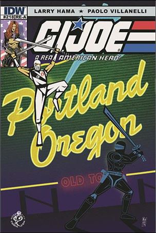 G.I. Joe: A Real American Hero issue 218-C Jeffrey Veregge Rose City Comic Con Cover
