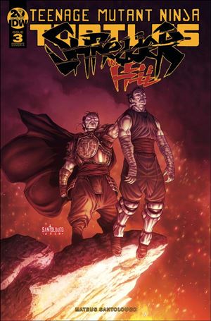 Teenage Mutant Ninja Turtles: Shredder in Hell issue 3 Mateus Santolouco Cover