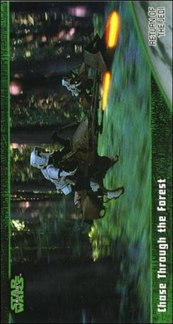 Star Wars Trilogy Widevision (Base Set) card 61 Chase Through the Forest