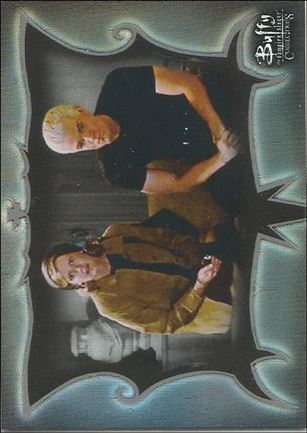 Buffy the Vampire Slayer: Connections (Base Set) card 21 Spike + Joyce: Motherly Connection