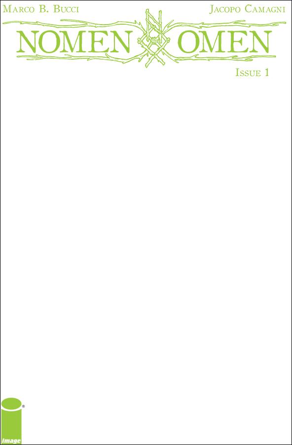 Nomen Omen issue 1-D Blank/Sketch Cover