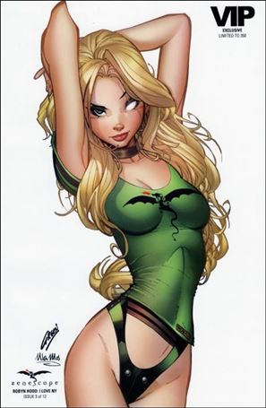 Robyn Hood: I Love NY issue 3-F Paul Green VIP Exclusive Cover 1/350