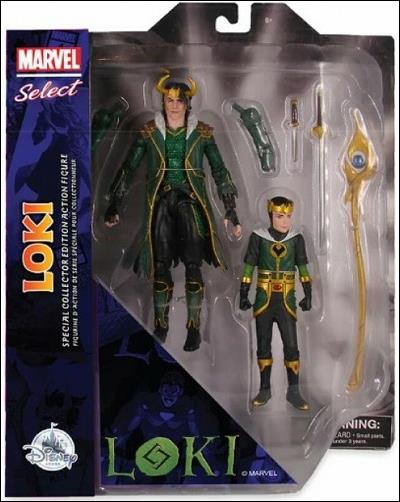 Marvel Select figure 160 Loki with Kid Loki (Disney) 