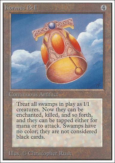 Magic the Gathering: Unlimited (Base Set) card 258 Kormus Bell