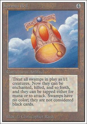 Magic the Gathering: Unlimited (Base Set) card 258 Kormus Bell