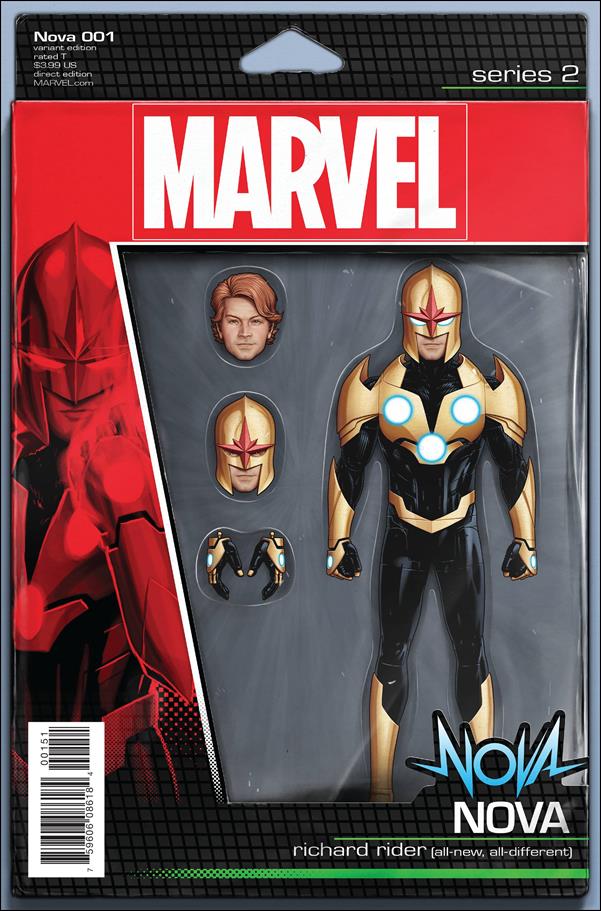 Nova (2017) issue 1-C John Tyler Christopher Action Figure Cover