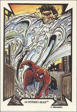 Todd McFarlane Super Heroes: Series 1 (Base Set) card 42 Hydro-Man