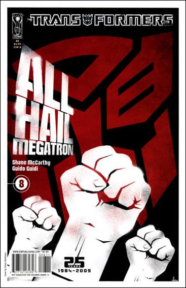 Transformers: All Hail Megatron issue 8-B Trevor Hutchison Cover