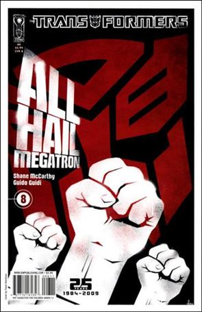 Transformers: All Hail Megatron issue 8-B Trevor Hutchison Cover