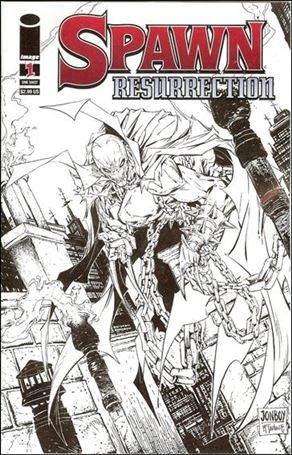 Spawn Resurrection issue 1-C JonBoy Meyers Black & White Cover 1/Store