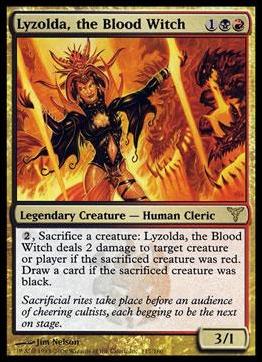 Magic the Gathering: Dissension (Base Set) card 117 Lyzolda, the Blood Witch