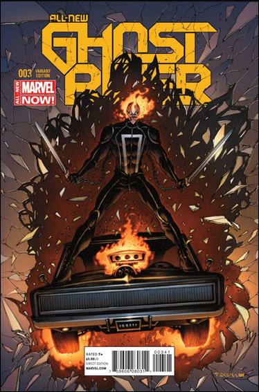 All-New Ghost Rider issue 3-B Mark Texeira 1:15 Vehicle Cover