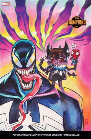 Venom (2022) issue 26-B Rian Gonzales New Champions Cover