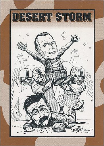 Desert Storm Crown Collection Series I card 2 Quarterback Sack