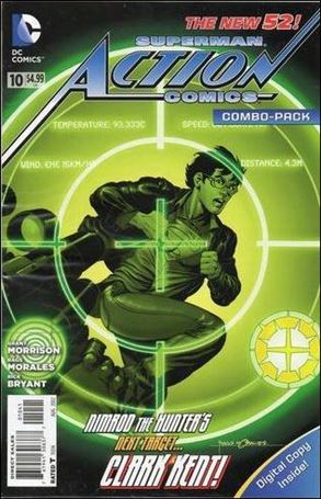 Action Comics (2011) issue 10-B Polybagged Rags Morales Cover Combo Pack
