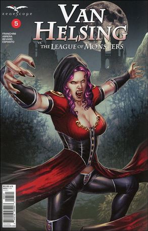 Van Helsing vs the League of Monsters issue 5-D Geebo Vigonte Cover