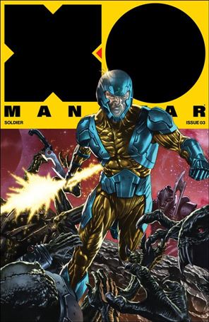 X-O Manowar (2017) issue 3-C Mico Suayan Cover