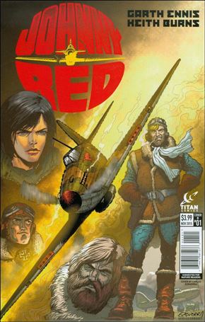 Johnny Red issue 1-B Carlos Ezquerra Cover