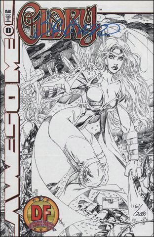 Glory (1999) issue 0-E DF Sketch Cover (signed by B. Peterson) 1/2000
