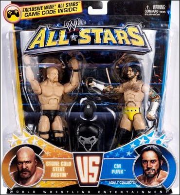 WWE All-Stars 2-Packs figure 3 Stone Cold Steve Austin vs. CM Punk
