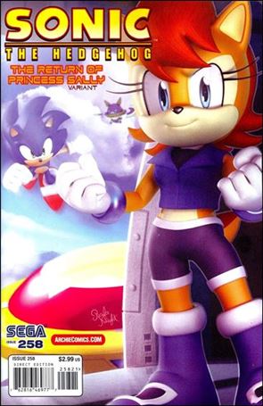 Sonic the Hedgehog (1993) issue 258-B Rafa Knight Cover