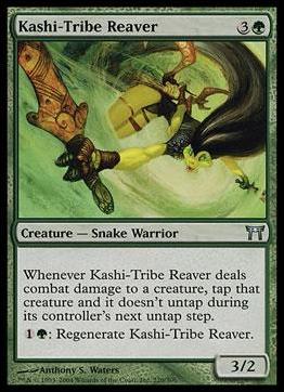 Magic the Gathering: Champions of Kamigawa (Base Set) card 220 Kashi-Tribe Reaver
