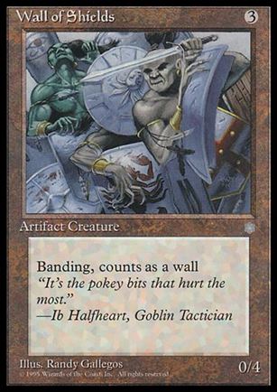 Magic the Gathering: Ice Age (Base Set) card 347 Wall of Shields