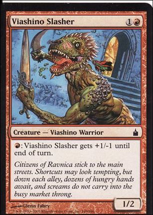 Magic the Gathering: Ravnica (Base Set)  card 149 Viashino Slasher