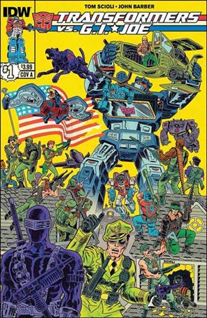 Transformers vs G.I. Joe issue 1 Tom Scioli Cover