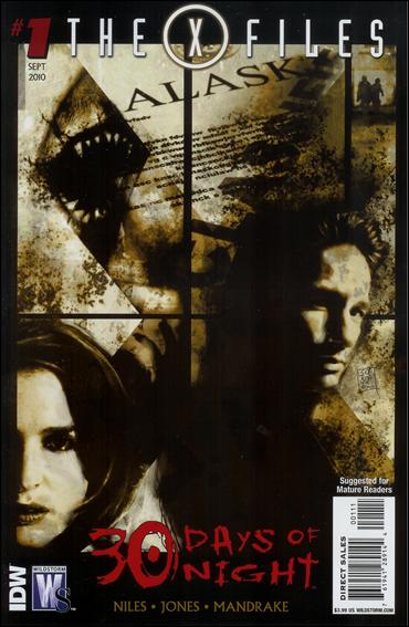 X-Files/30 Days of Night issue 1 Andrea Sorrentino Standard Cover