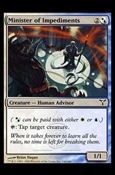 Magic the Gathering: Dissension (Base Set) card 144 Minister of Impediments
