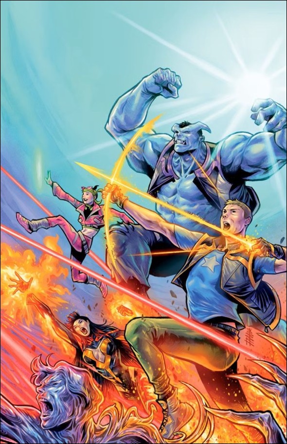 Valiant Beyond: All-New Harbinger issue 1-G Guillermo Fajardo Wraparound Virgin Cover