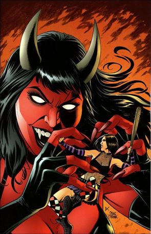 Hack/Slash vs Chaos issue 1-H Craig Cermak 1:25 Virgin Cover
