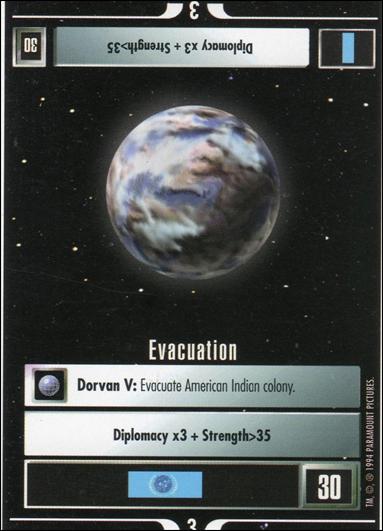 Star Trek: Premiere Unlimited (Base Set) card 152 Evacuation