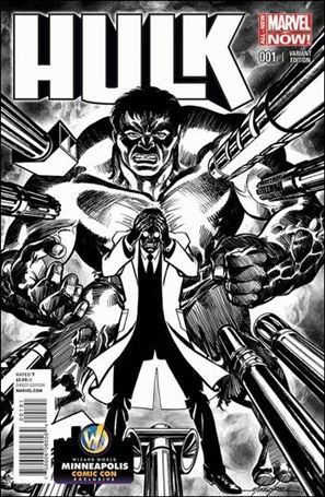 Hulk (2014) issue 1-I Mike Grell WW Minneapolis B&W Cover 1/2500